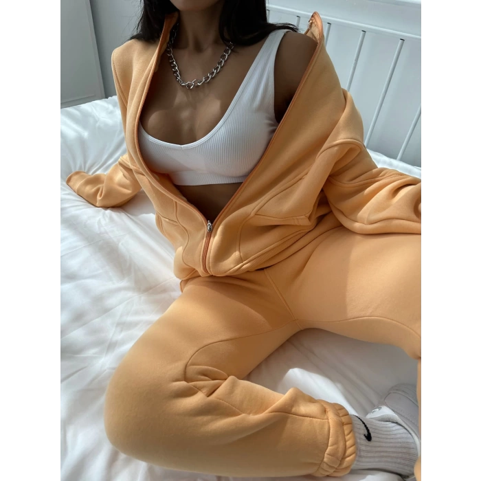 Oversize Eşofman Takımı - SARI