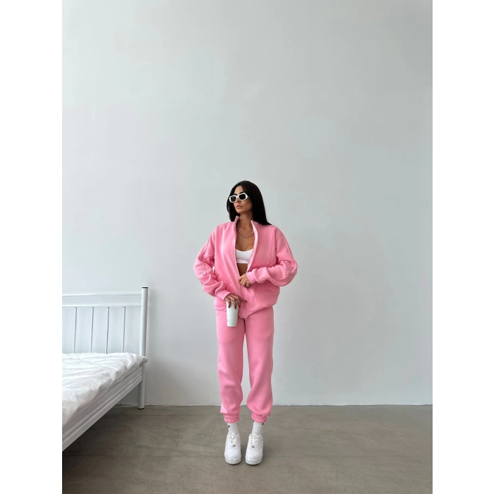 Oversize Eşofman Takımı - PEMBE