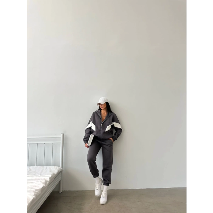 Oversize Eşofman Takımı - FÜME