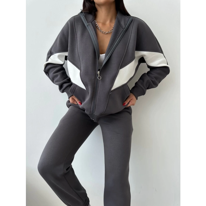 Oversize Eşofman Takımı - FÜME