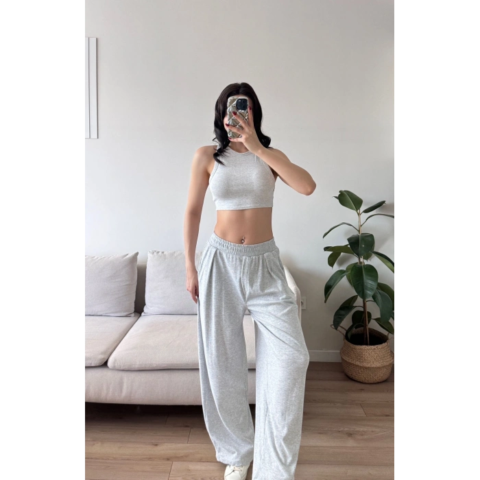 Oversize Eşofman Altı - GRİ