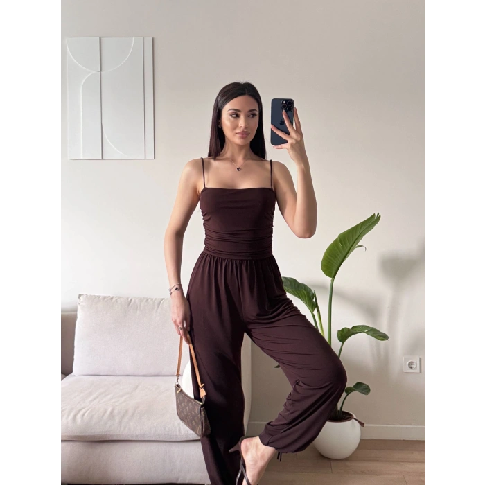 Askılı Salaş Tulum - KAHVE