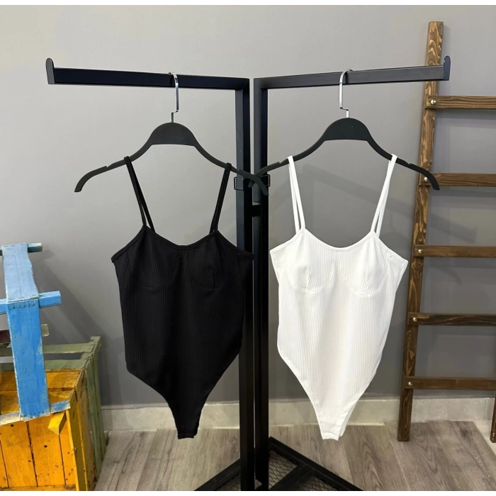 Askılı Bodysuit-SİYAH