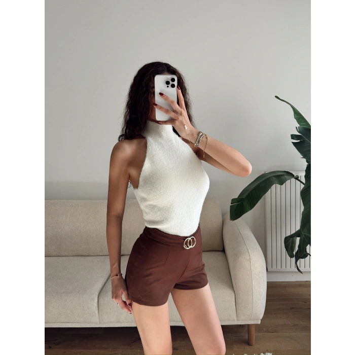 Balıkçı Yumoş Crop - BEYAZ