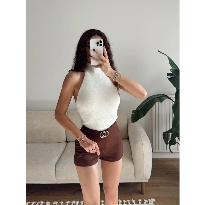 Balıkçı Yumoş Crop - BEYAZ