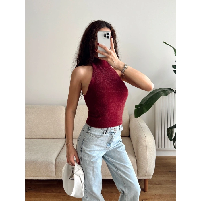 Balıkçı Yumoş Crop - BORDO