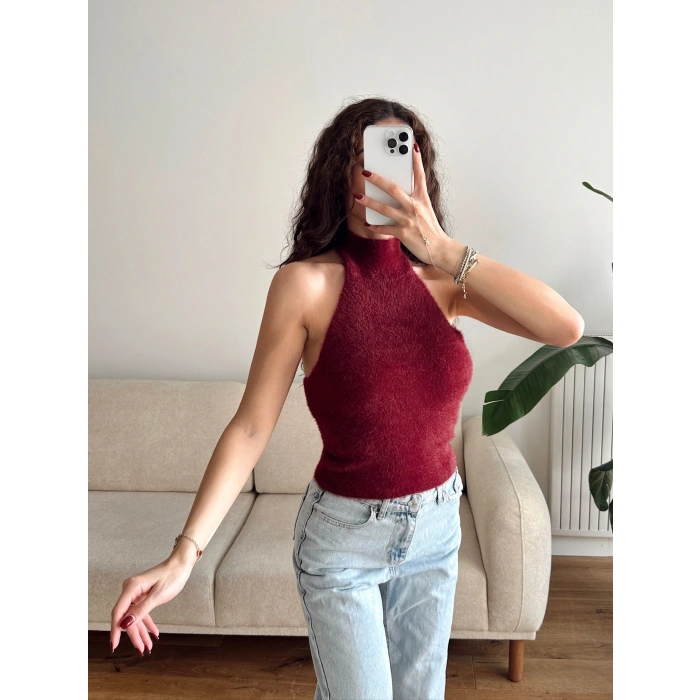 Balıkçı Yumoş Crop - BORDO