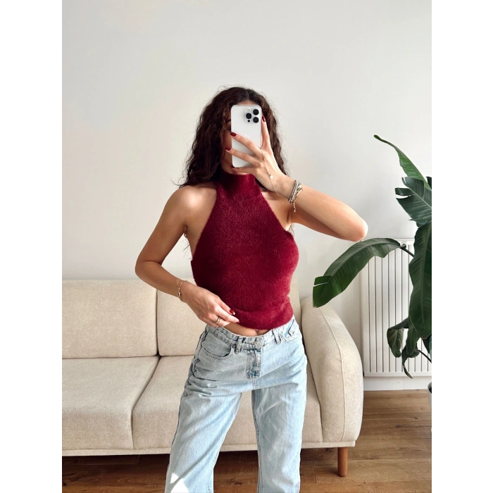 Balıkçı Yumoş Crop - BORDO