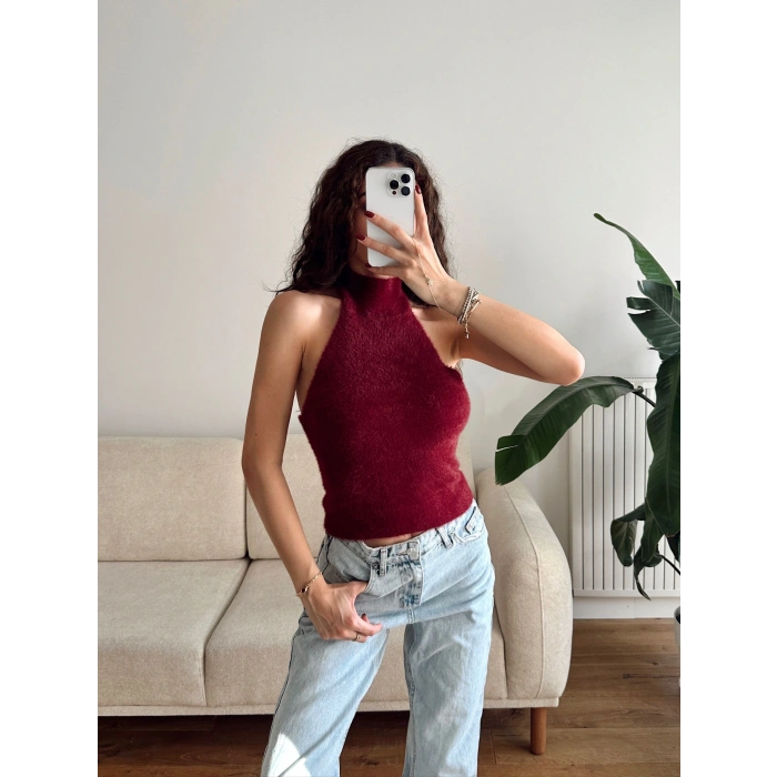 Balıkçı Yumoş Crop - BORDO