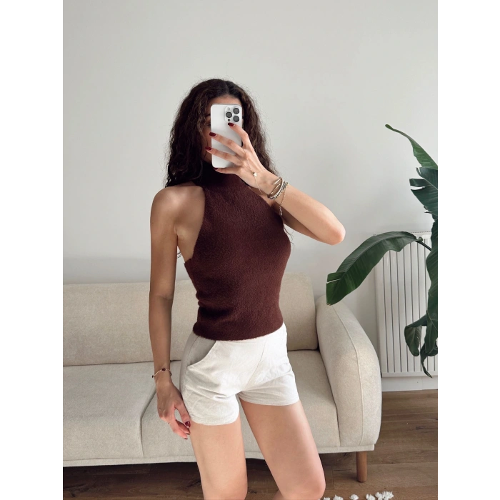 Balıkçı Yumoş Crop - KAHVE