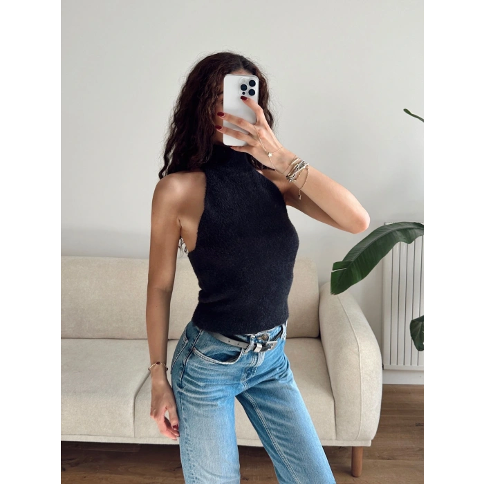 Balıkçı Yumoş Crop - SİYAH