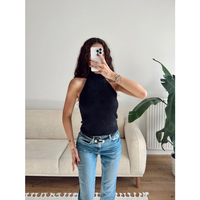 Balıkçı Yumoş Crop - SİYAH