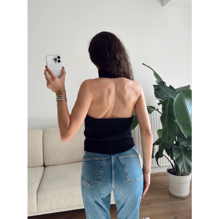 Balıkçı Yumoş Crop - SİYAH