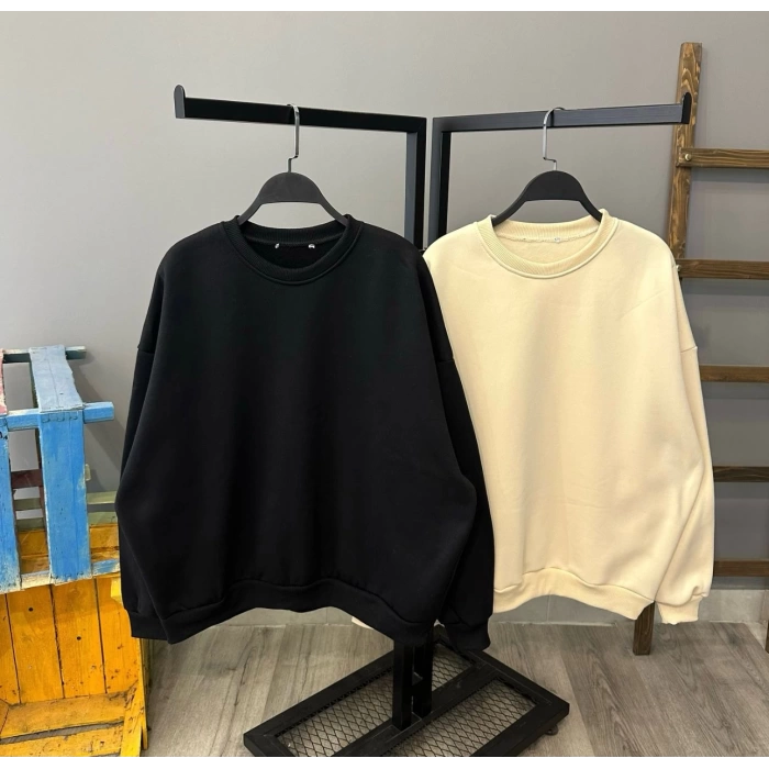 Basic Oversize Sweat-SİYAH