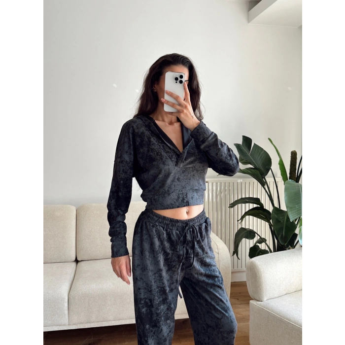 Batik Modal İkili Takım - ANTRASİT
