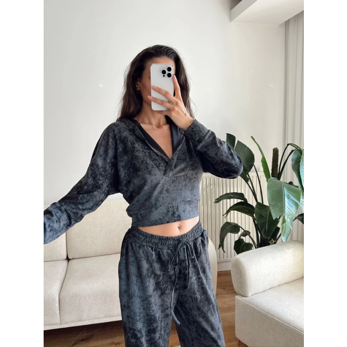Batik Modal İkili Takım - ANTRASİT