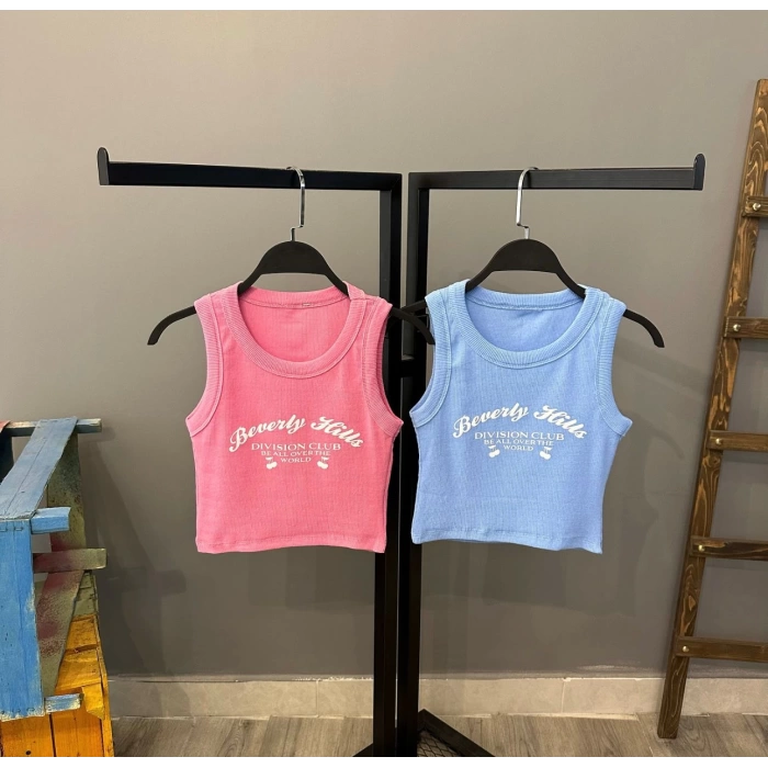 Beverly Hills Kolsuz Crop-PEMBE