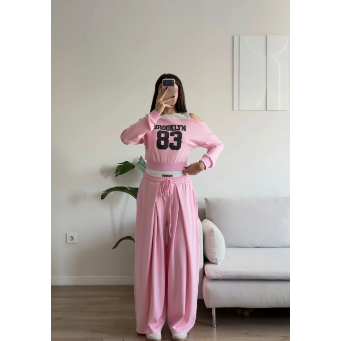 Brooklyn Modal İkili Takım - PEMBE