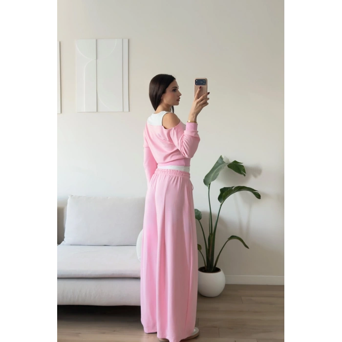 Brooklyn Modal İkili Takım - PEMBE