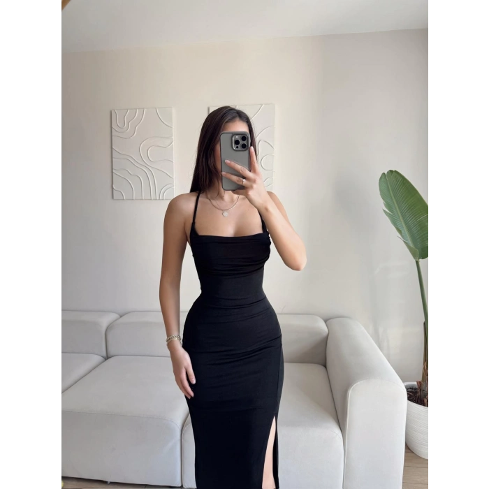 Buzzy Sırt Çapraz Askılı Elbise