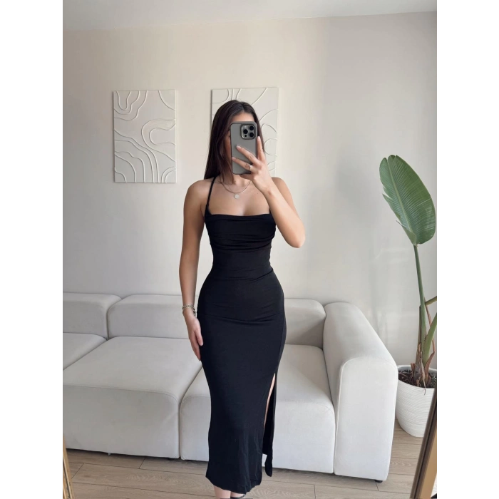 Buzzy Sırt Çapraz Askılı Elbise