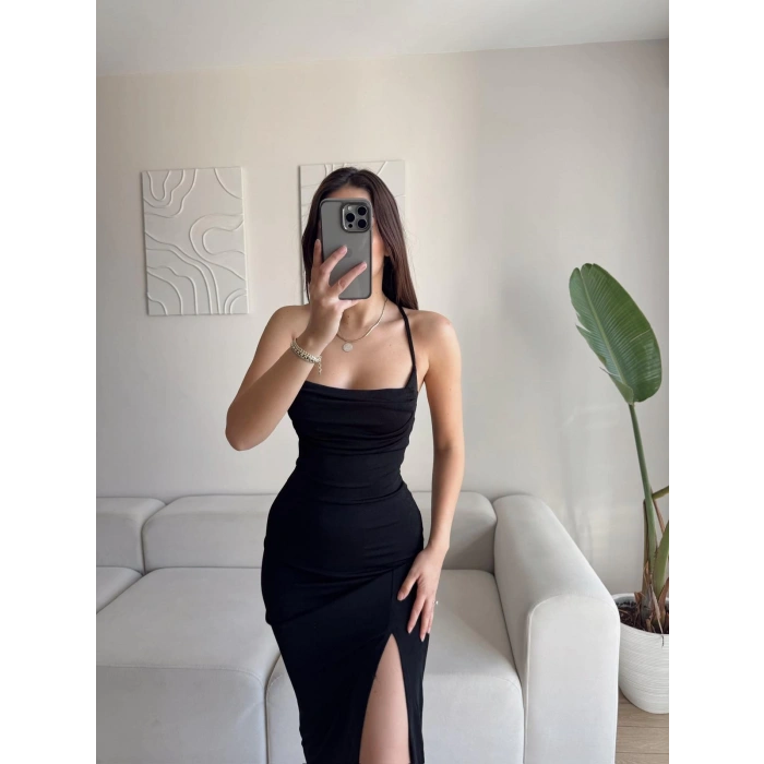 Buzzy Sırt Çapraz Askılı Elbise