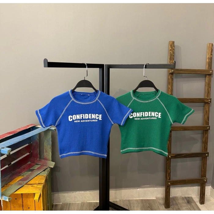 Confidence New Adventures Crop-MAVİ