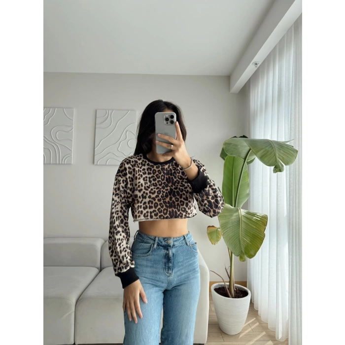 Crop Basic Sweat - LEOPAR