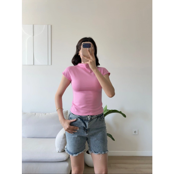 Dik Yaka Modal Crop - PEMBE
