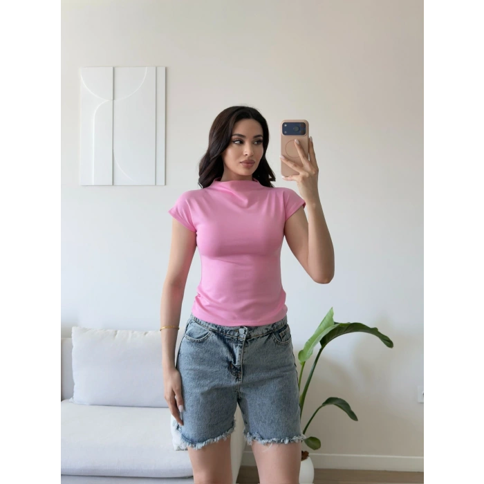 Dik Yaka Modal Crop - PEMBE