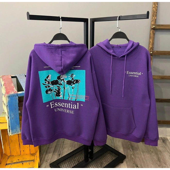 Essential Universe Kapüşonlu Unisex Oversize Sweat