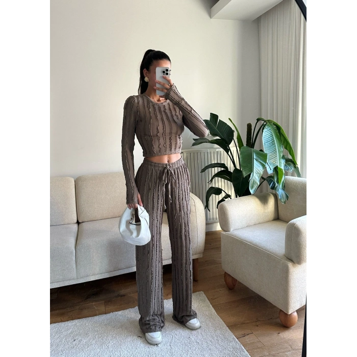 Fitilli Ters Dikiş İkili Takım - VİZON