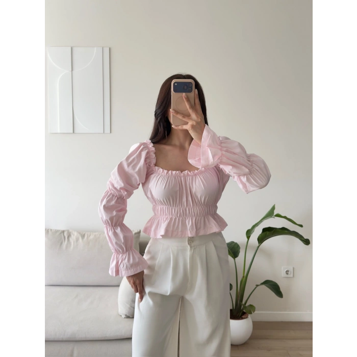 Gipeli Madonna Bluz - PEMBE