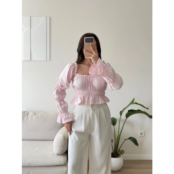Gipeli Madonna Bluz - PEMBE