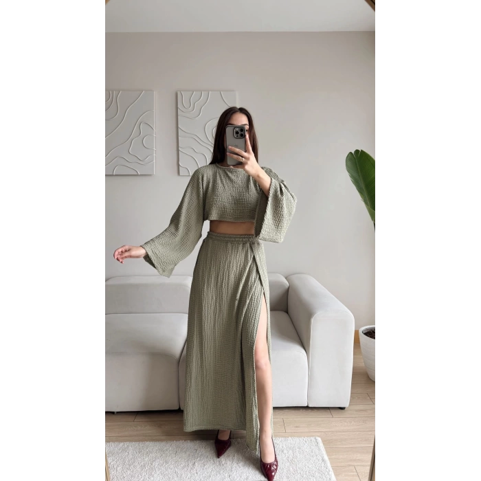 Gofre Oversize Takım - HAKİ