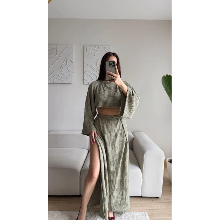 Gofre Oversize Takım - HAKİ