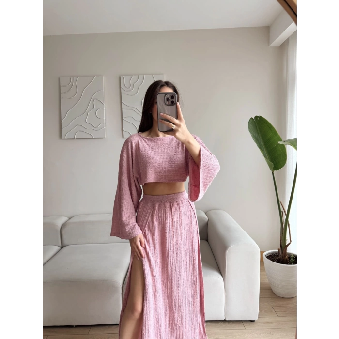Gofre Oversize Takım - PUDRA