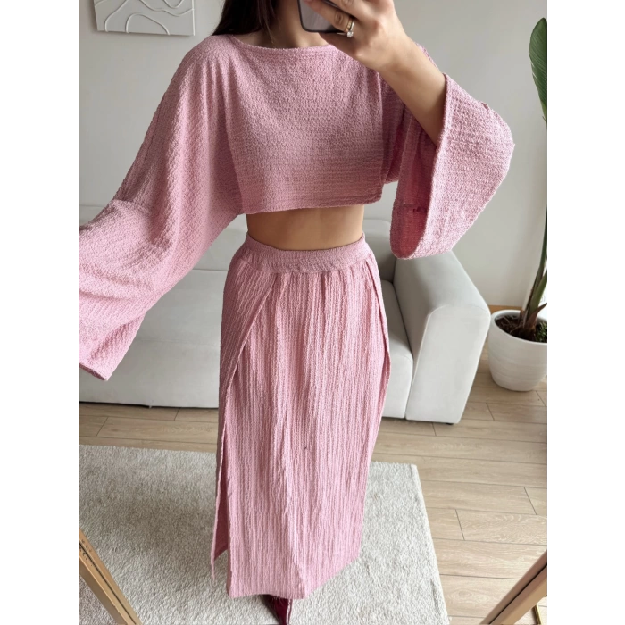 Gofre Oversize Takım - PUDRA