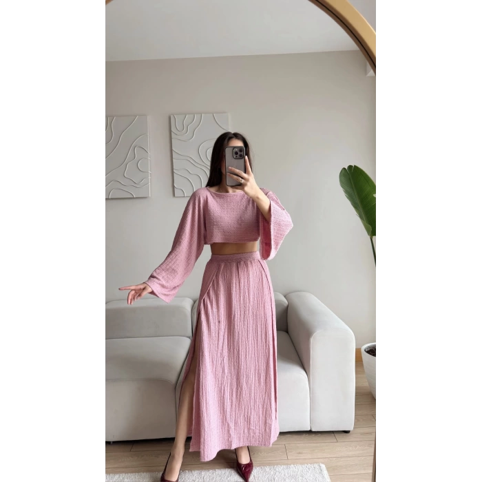 Gofre Oversize Takım - PUDRA