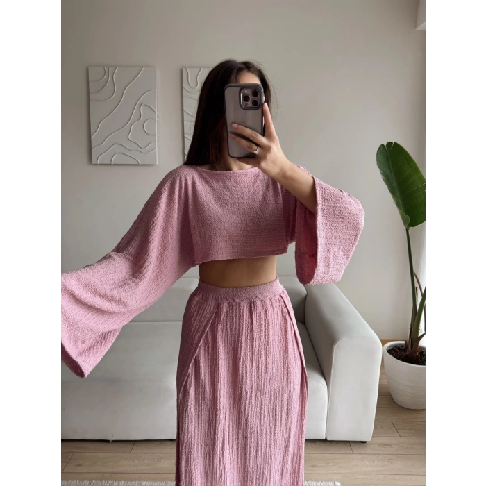Gofre Oversize Takım - PUDRA