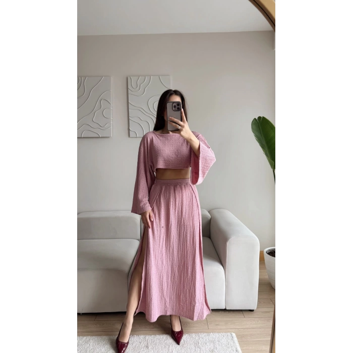 Gofre Oversize Takım - PUDRA