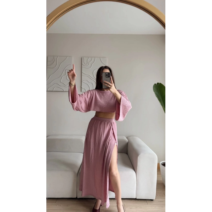 Gofre Oversize Takım - PUDRA