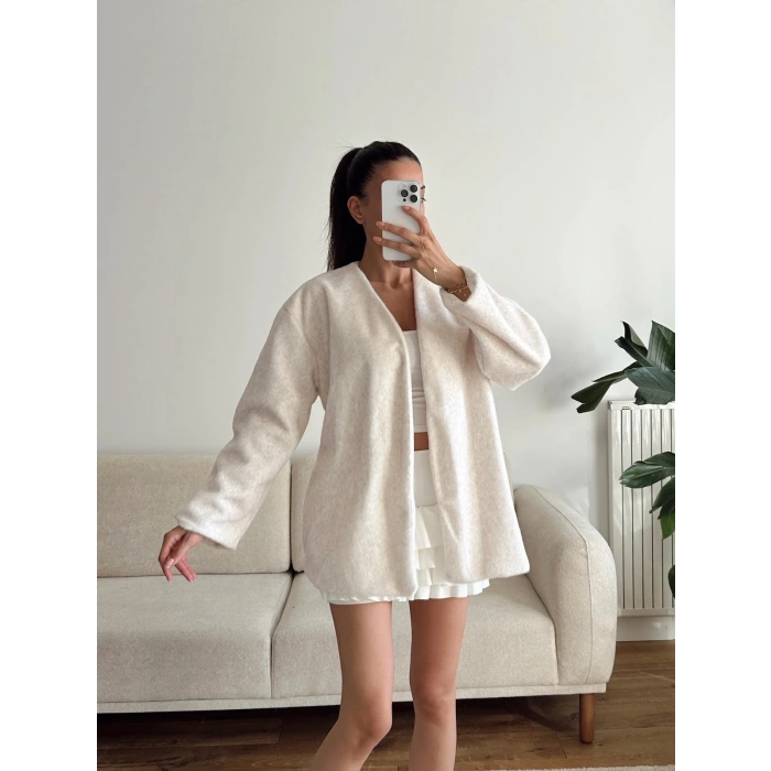Gold Fox Kaşe Kaban - BEJ
