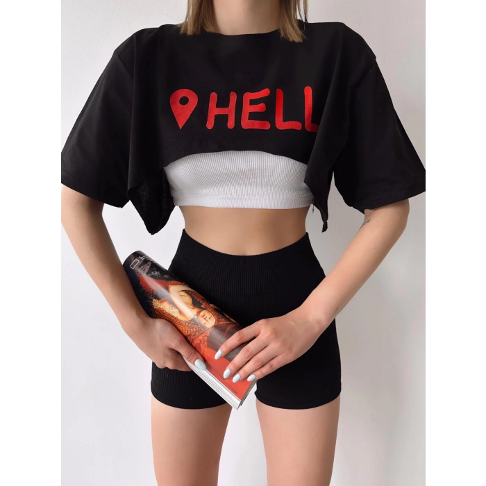 Hell Crop T-shirt