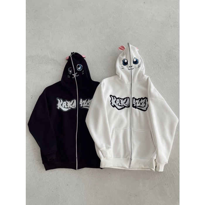 Kakazzy Oversize Hırka -SİYAH
