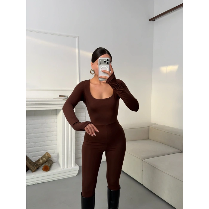 Kare Yaka Tulum - KAHVE