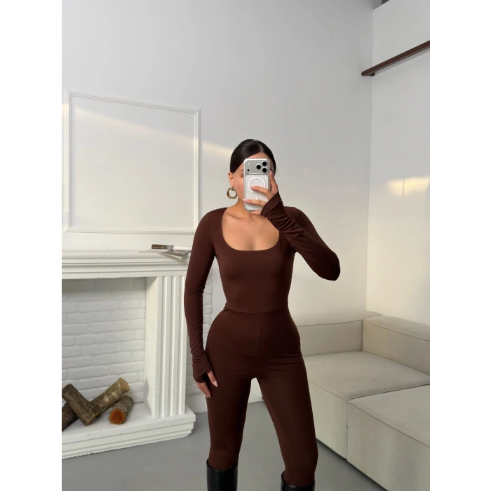 Kare Yaka Tulum - KAHVE