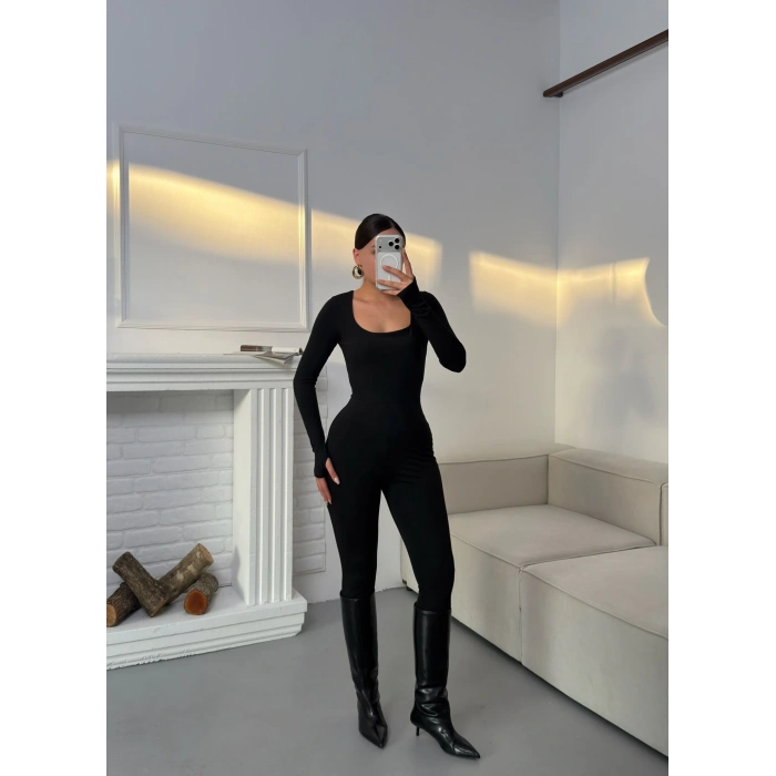 Kare Yaka Tulum - SİYAH