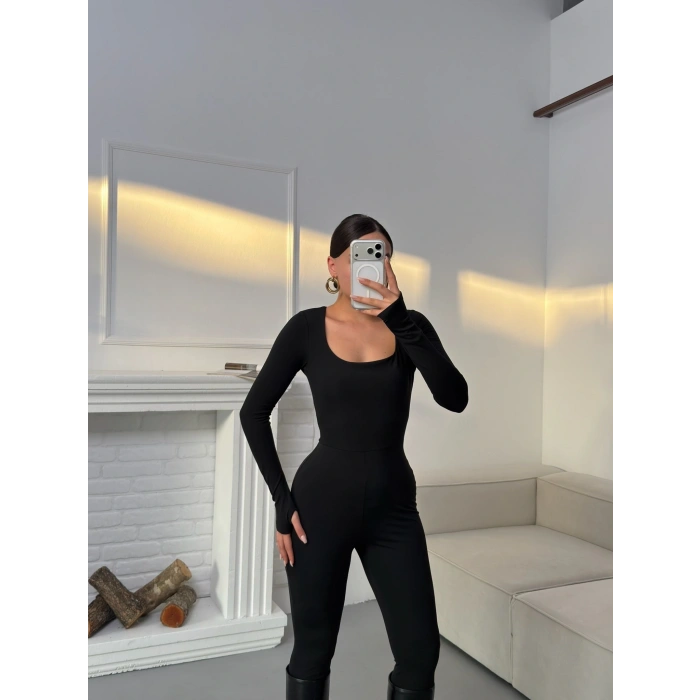 Kare Yaka Tulum - SİYAH