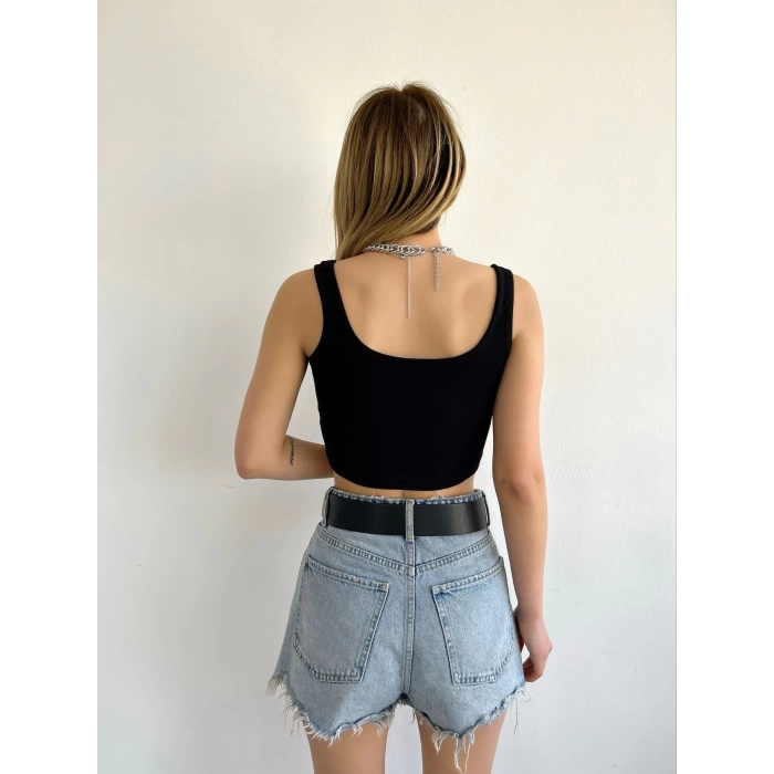 Kaşkorse Crop-SİYAH